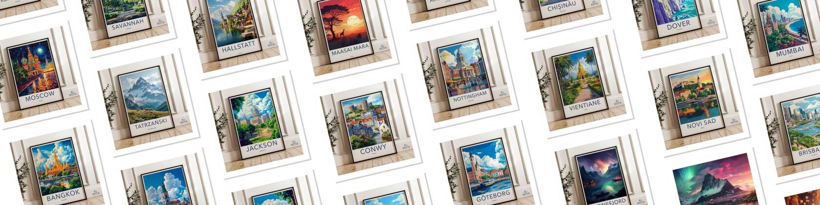 Framed Travel Posters