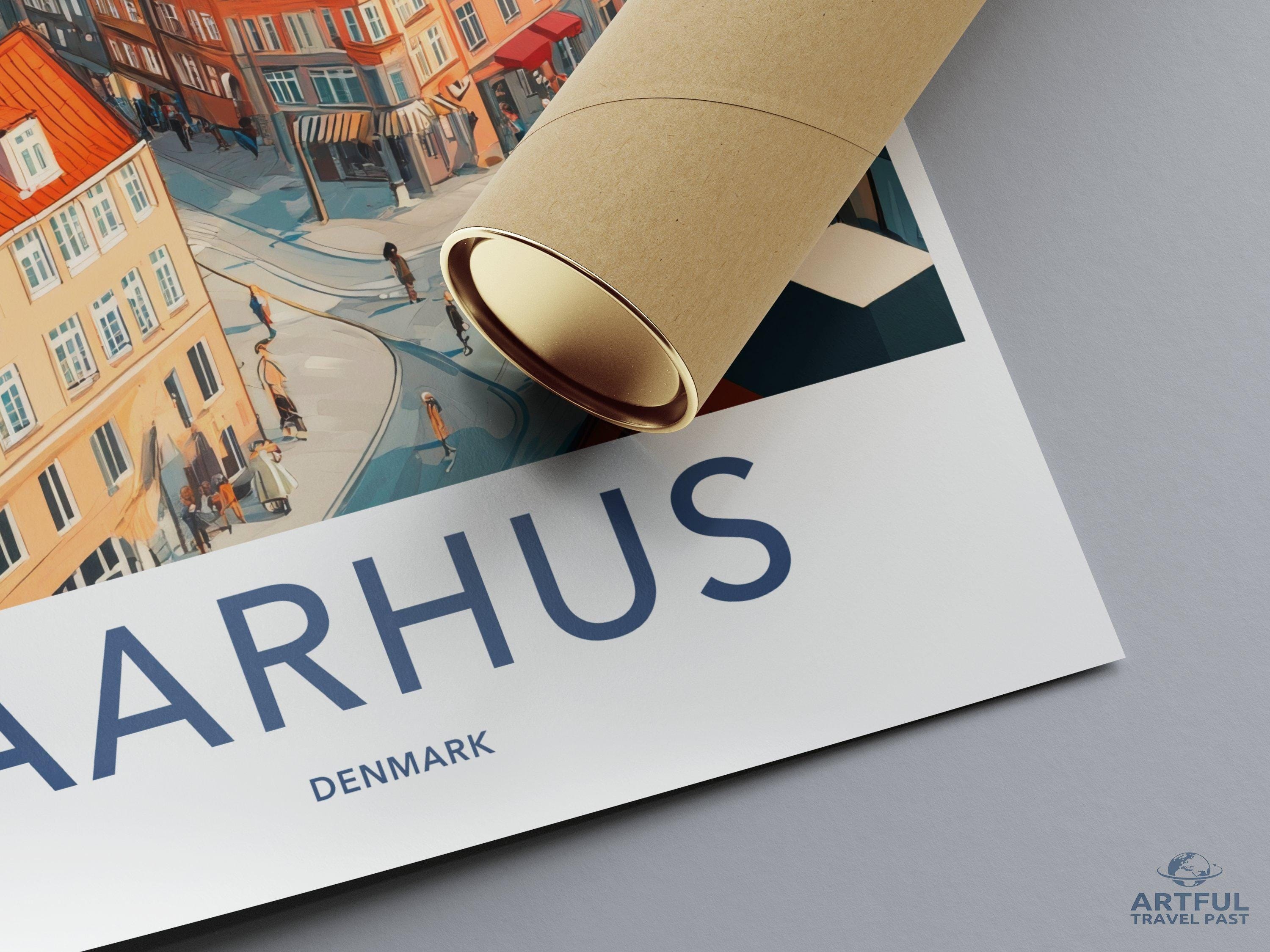 Aarhus Poster - Denmark Wall Art