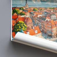 Aarhus Poster - Denmark Wall Art