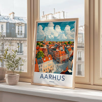 Aarhus Poster - Denmark Wall Art