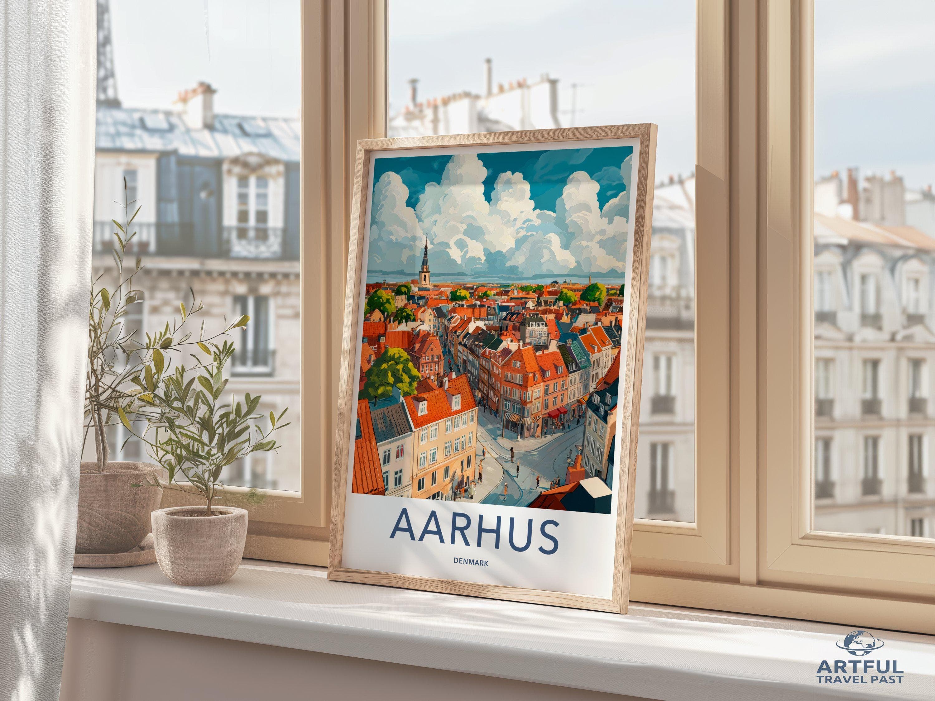 Aarhus Poster - Denmark Wall Art