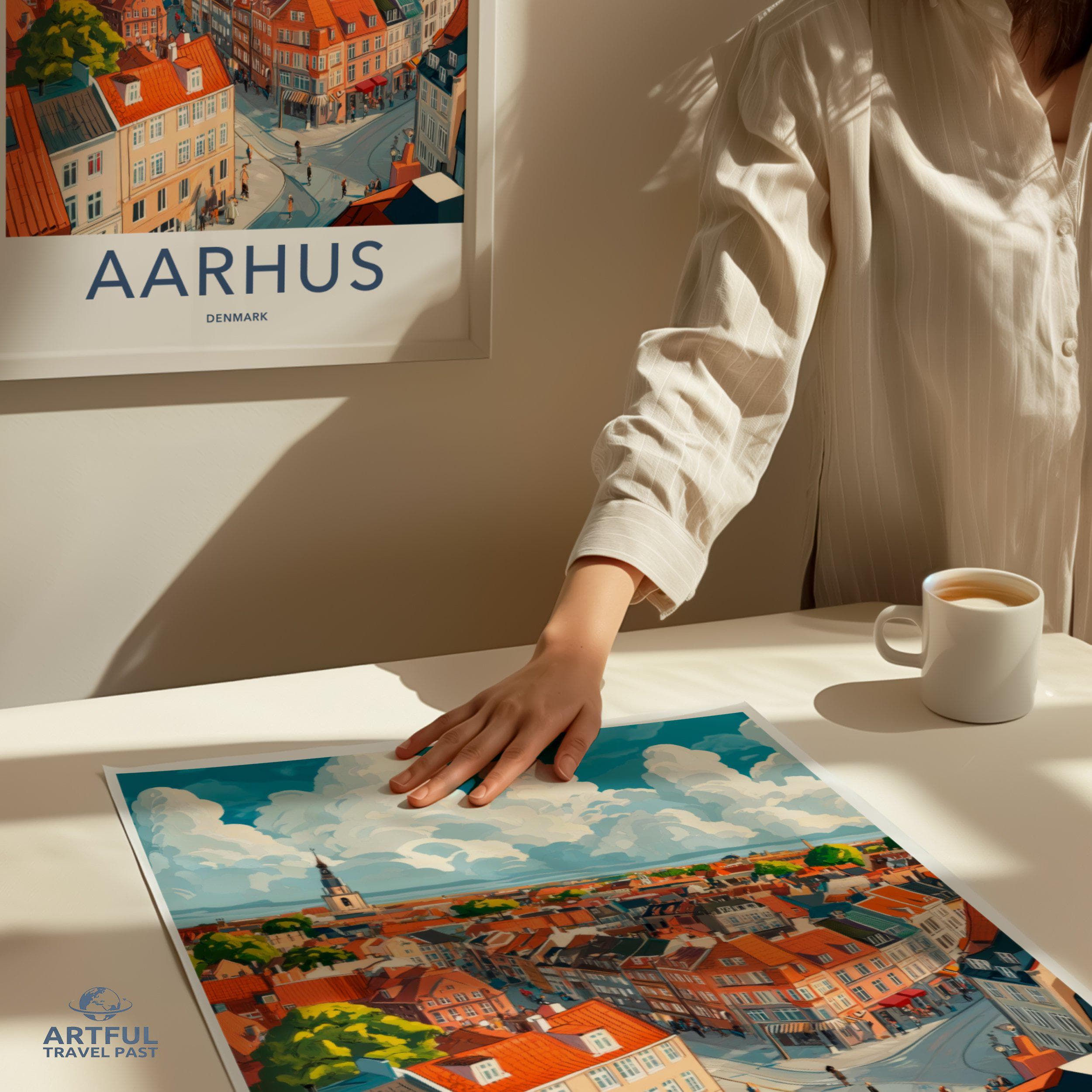 Aarhus Poster - Denmark Wall Art