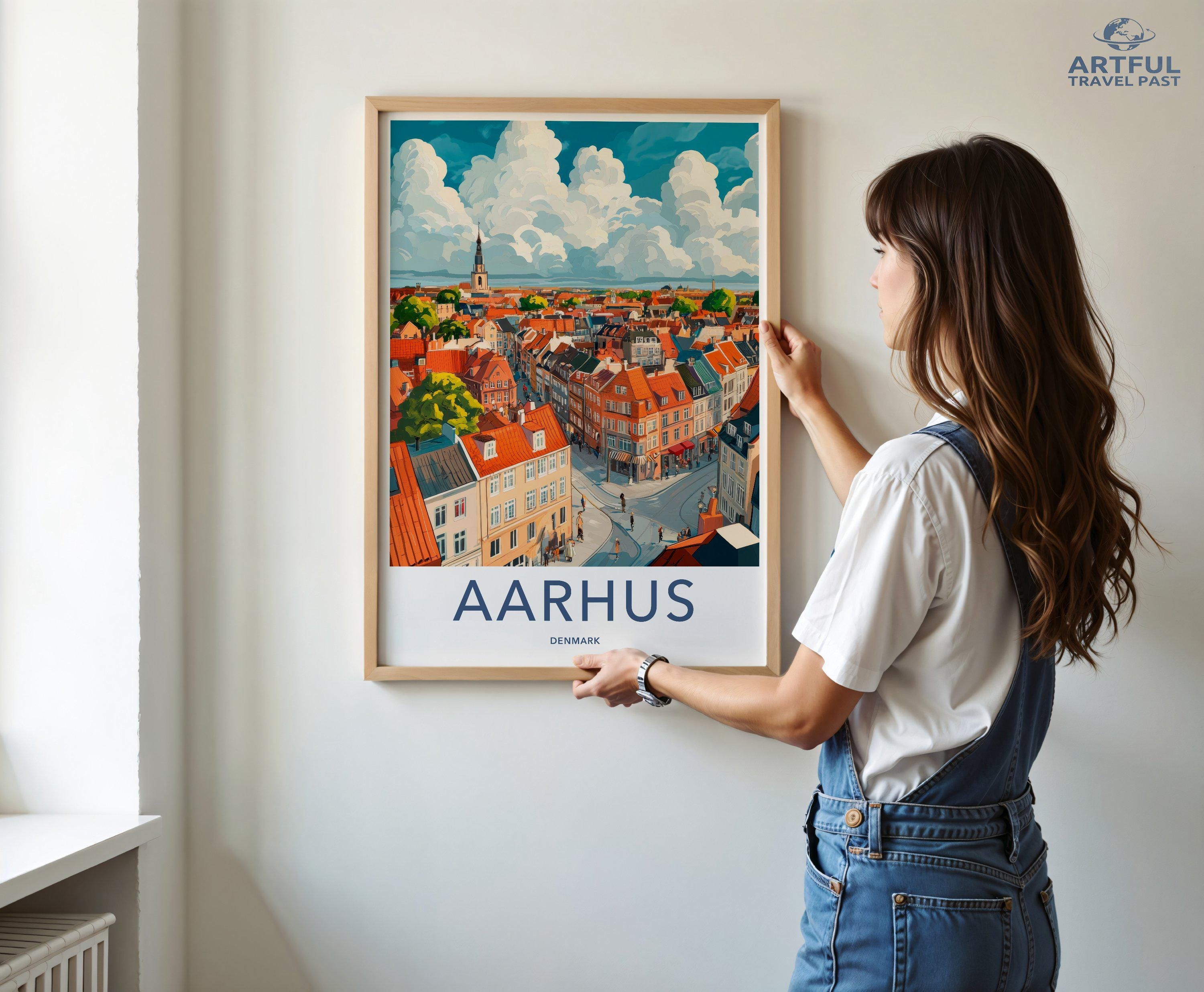 Aarhus Poster - Denmark Wall Art