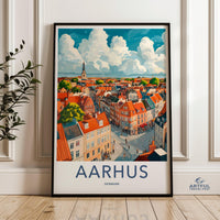 Aarhus Poster - Denmark Wall Art