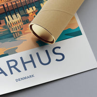 Aarhus Poster - Denmark Wall Art