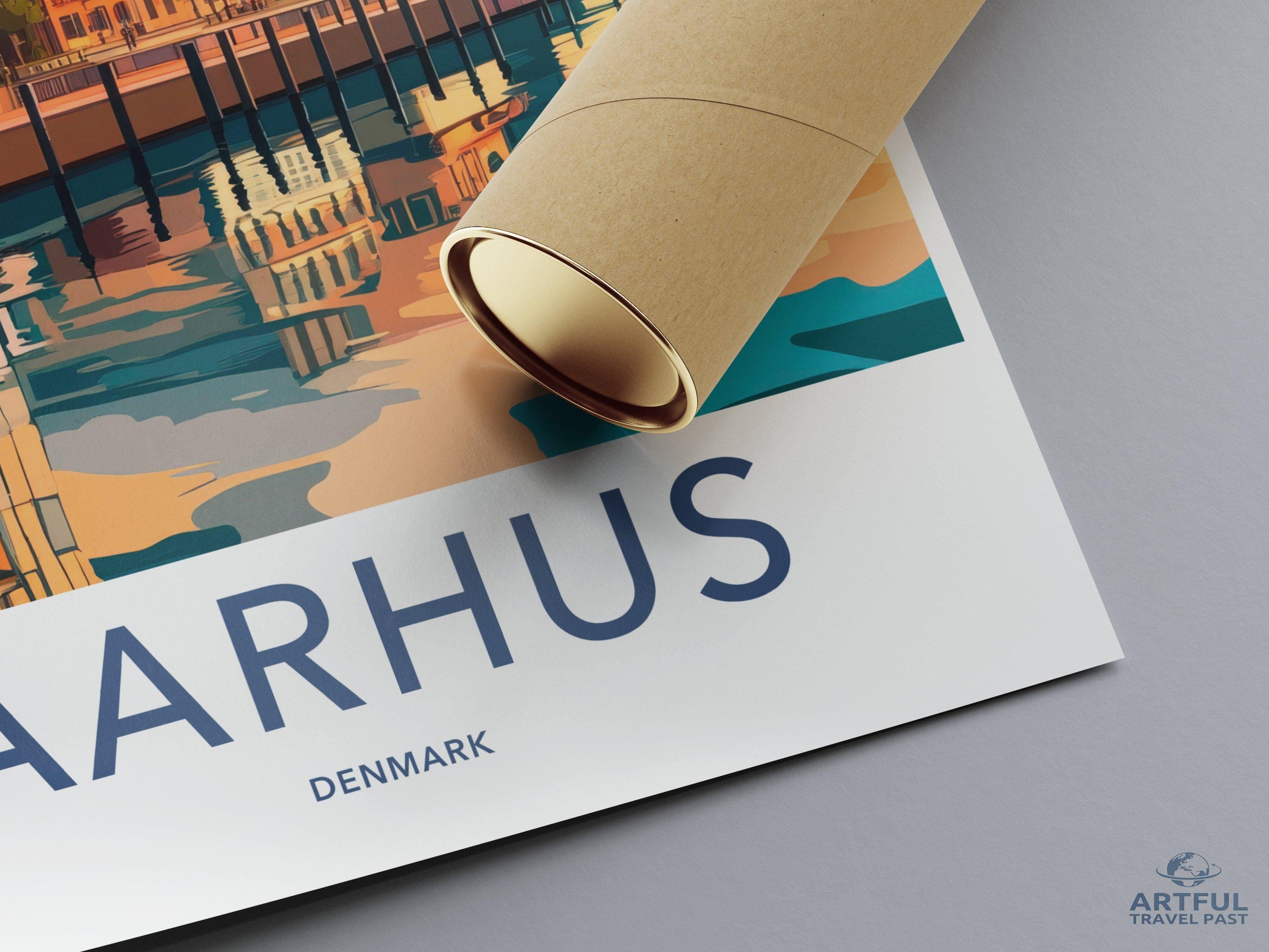 Aarhus Poster - Denmark Wall Art