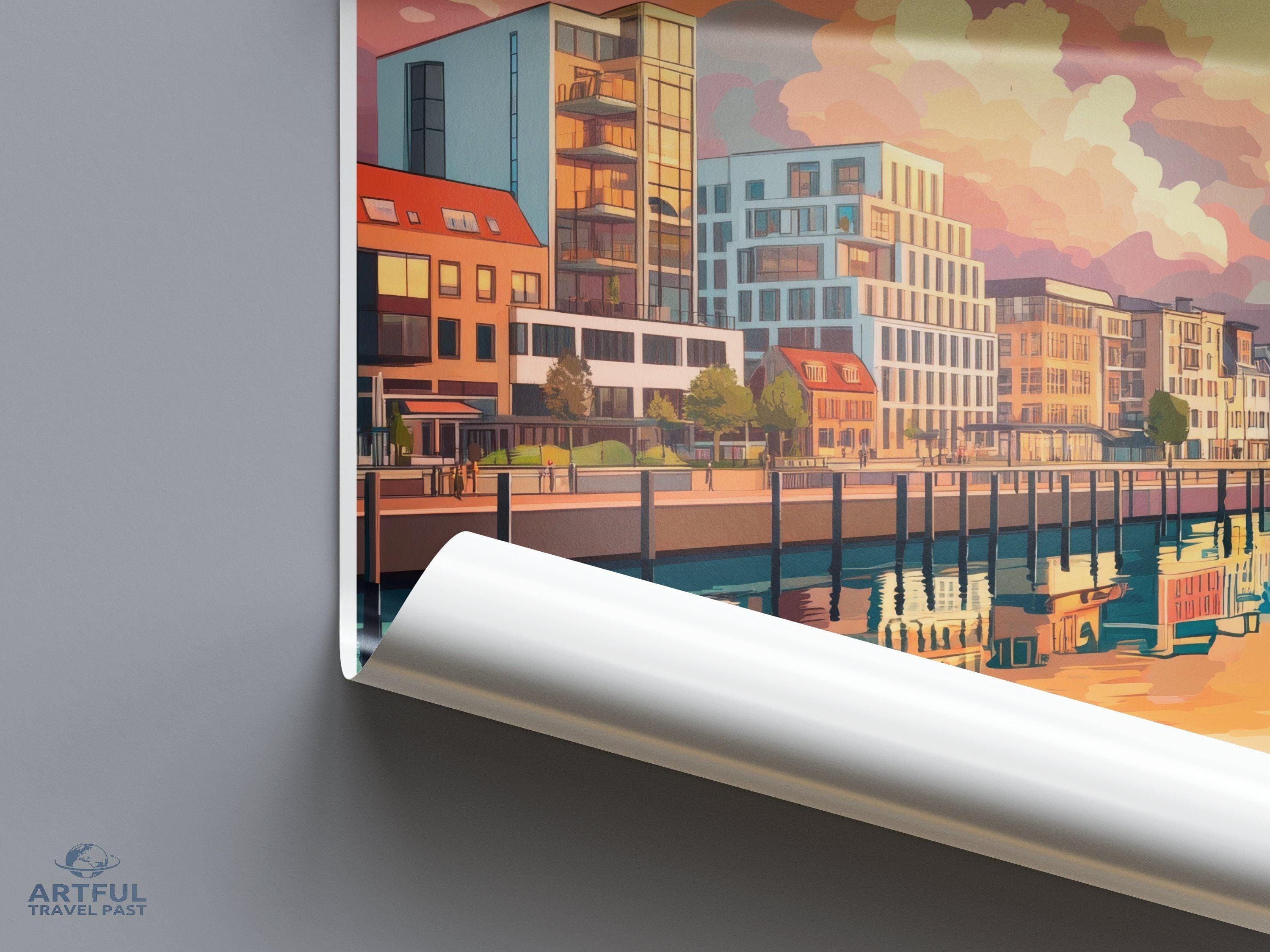 Aarhus Poster - Denmark Wall Art