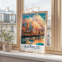 Aarhus Poster - Denmark Wall Art