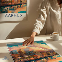 Aarhus Poster - Denmark Wall Art