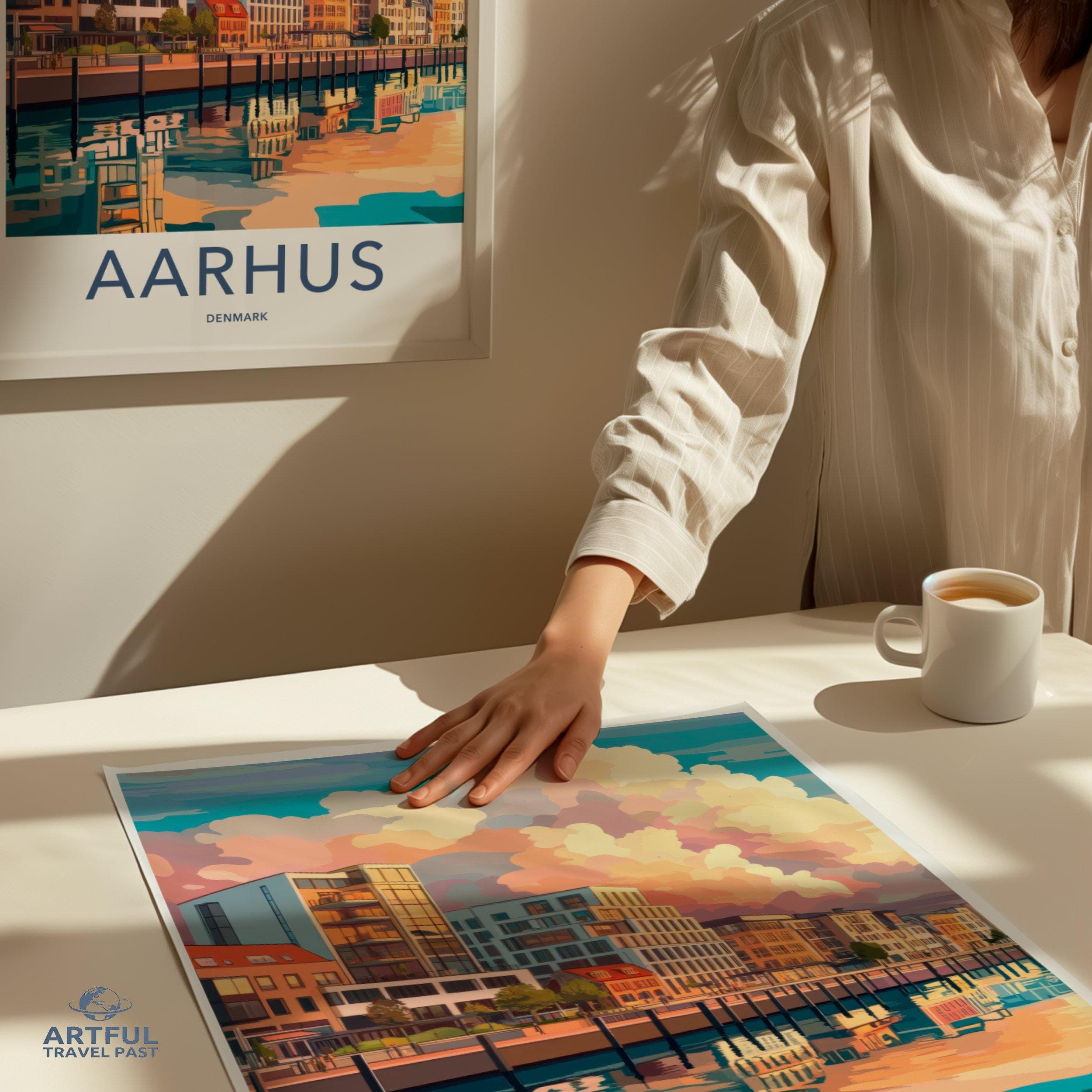 Aarhus Poster - Denmark Wall Art