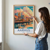 Aarhus Poster - Denmark Wall Art