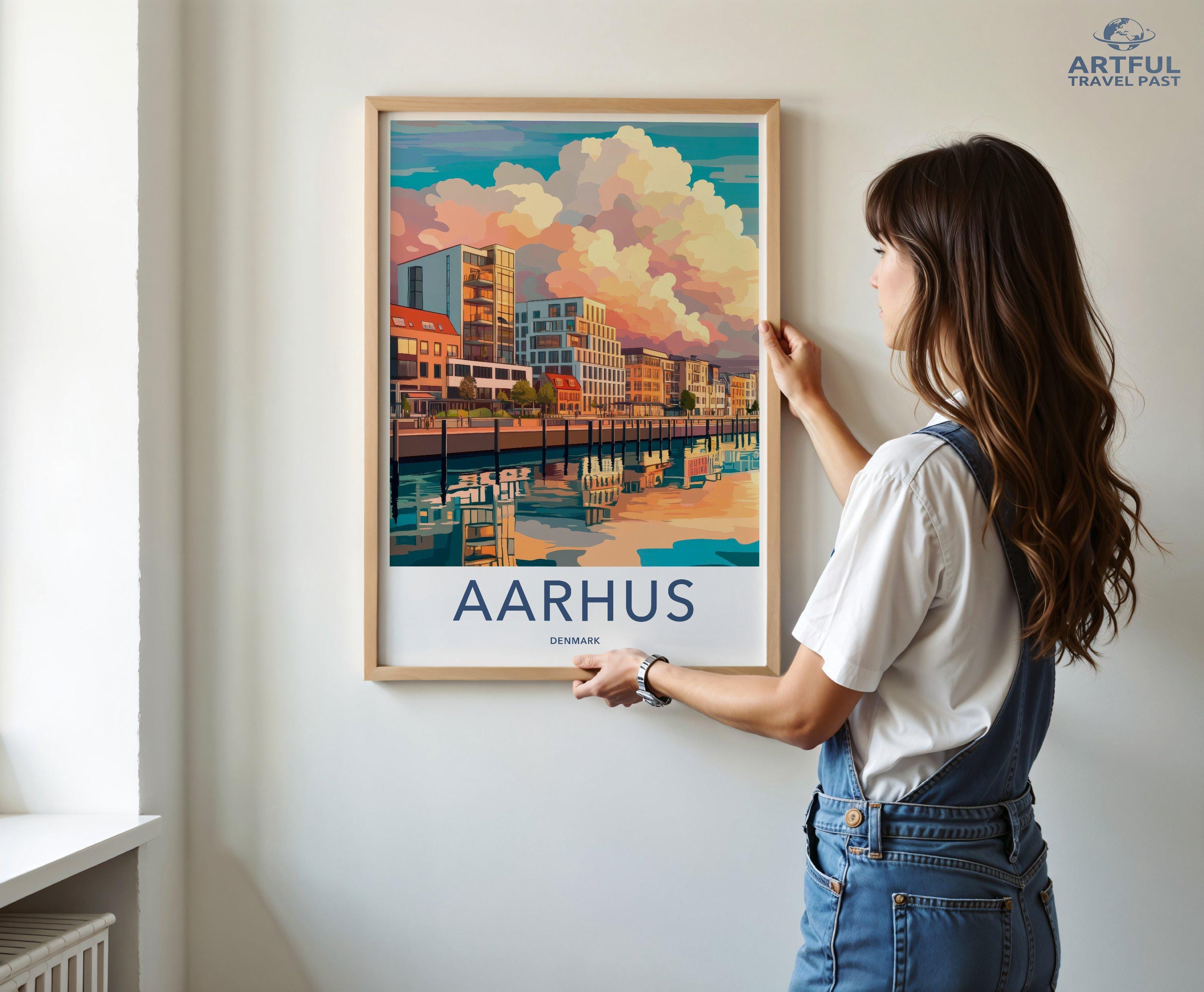 Aarhus Poster - Denmark Wall Art