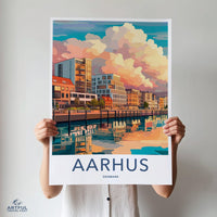 Aarhus Poster - Denmark Wall Art