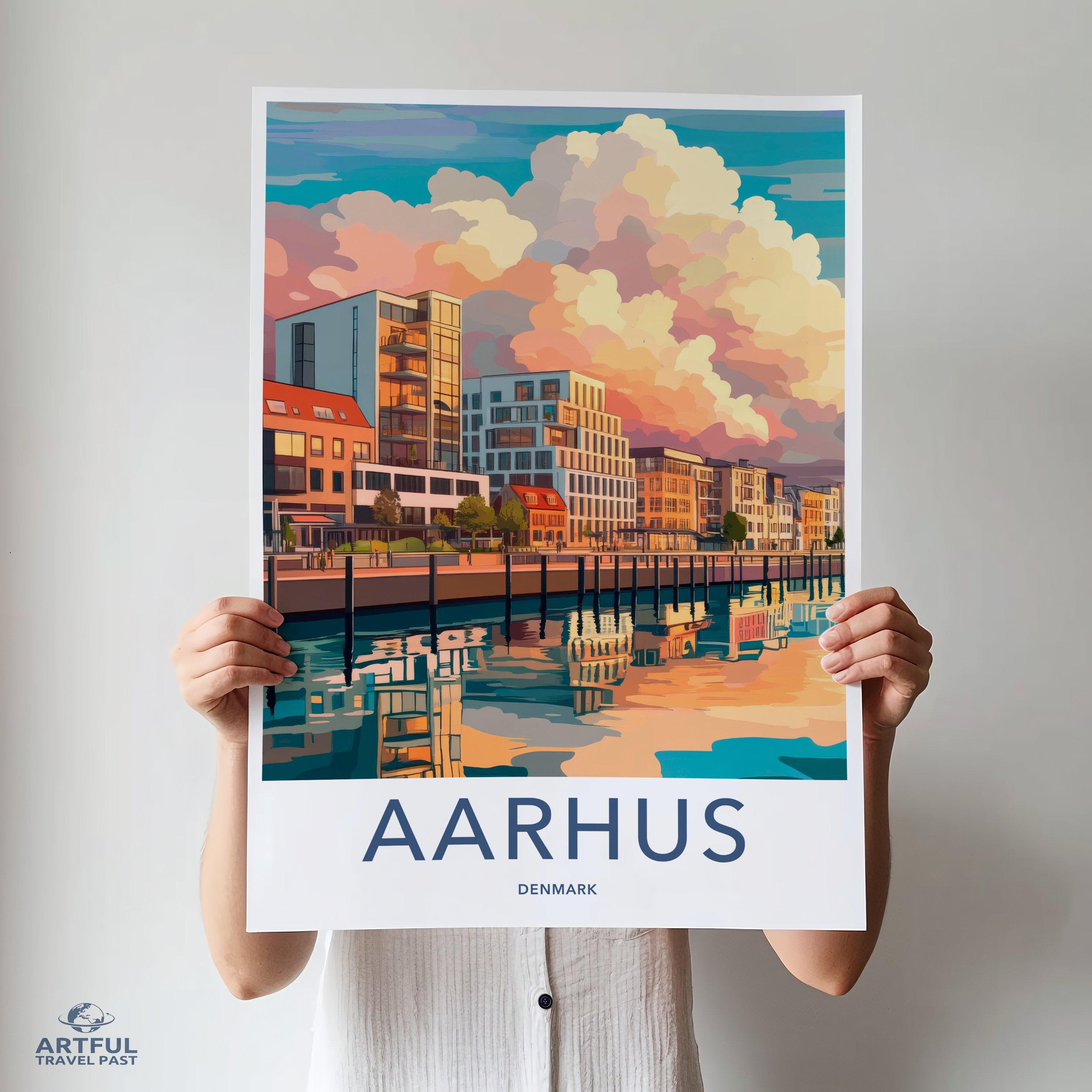 Aarhus Poster - Denmark Wall Art