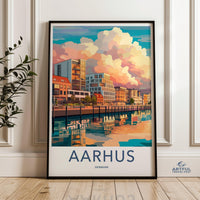 Aarhus Poster - Denmark Wall Art
