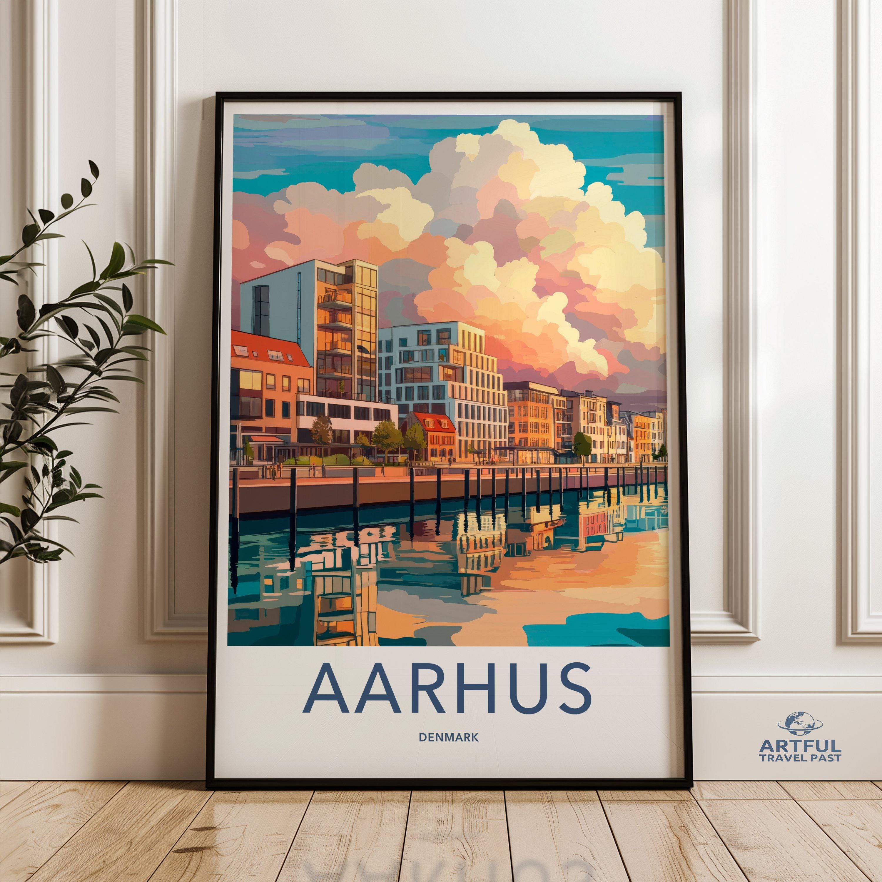 Aarhus Poster - Denmark Wall Art