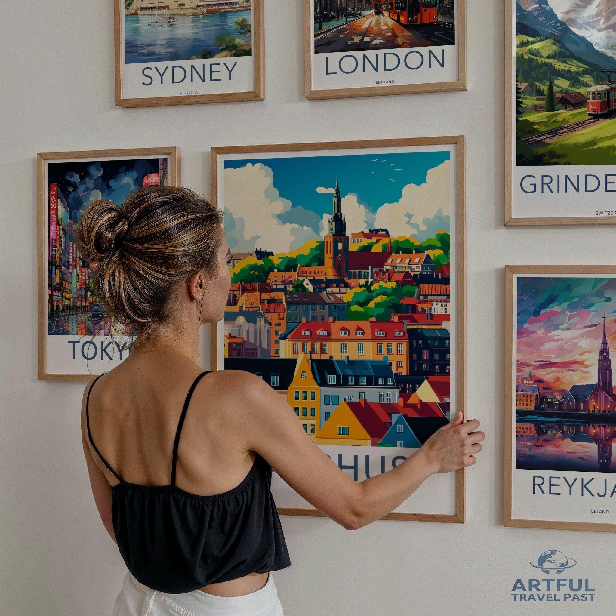 Aarhus Poster - Denmark Wall Art