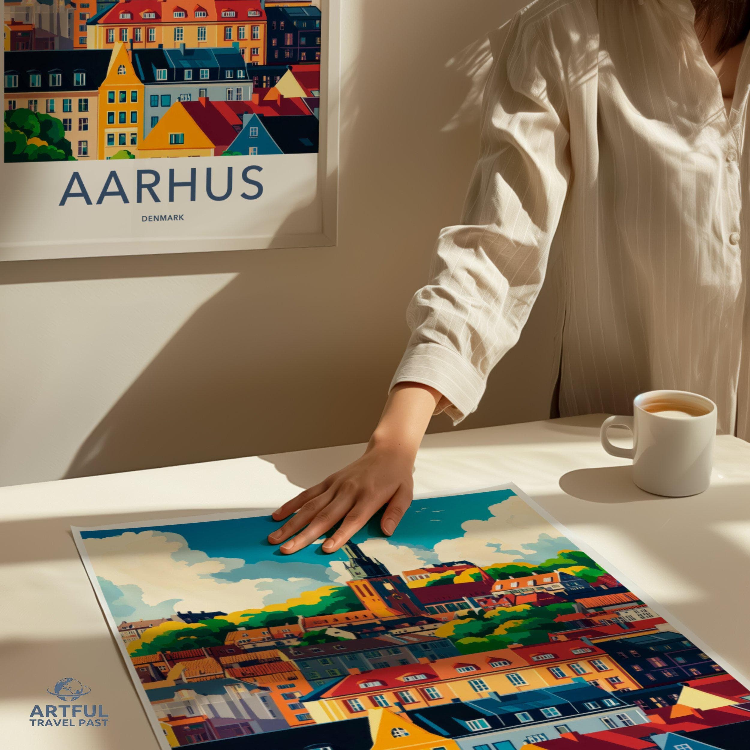 Aarhus Poster - Denmark Wall Art