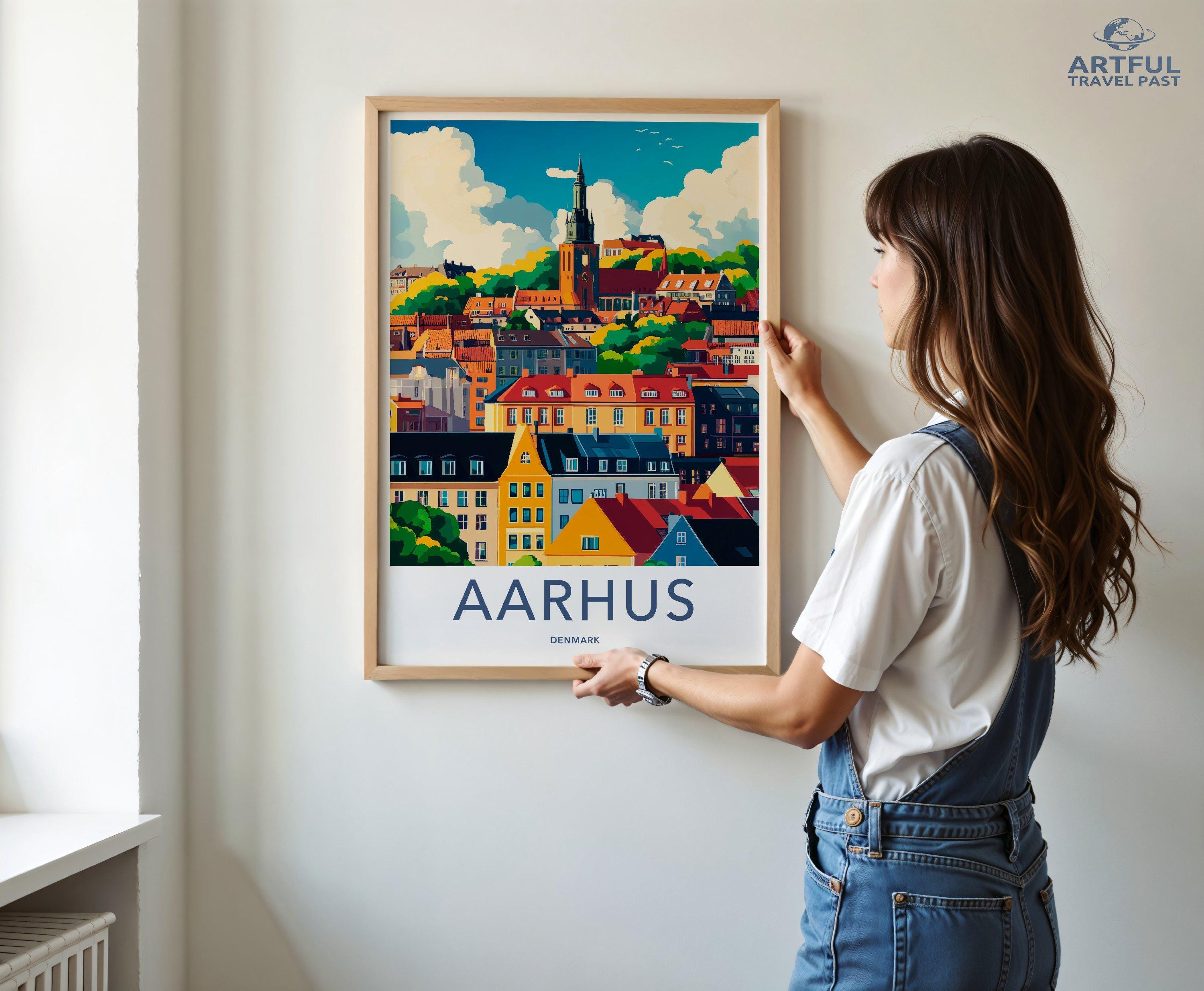 Aarhus Poster - Denmark Wall Art