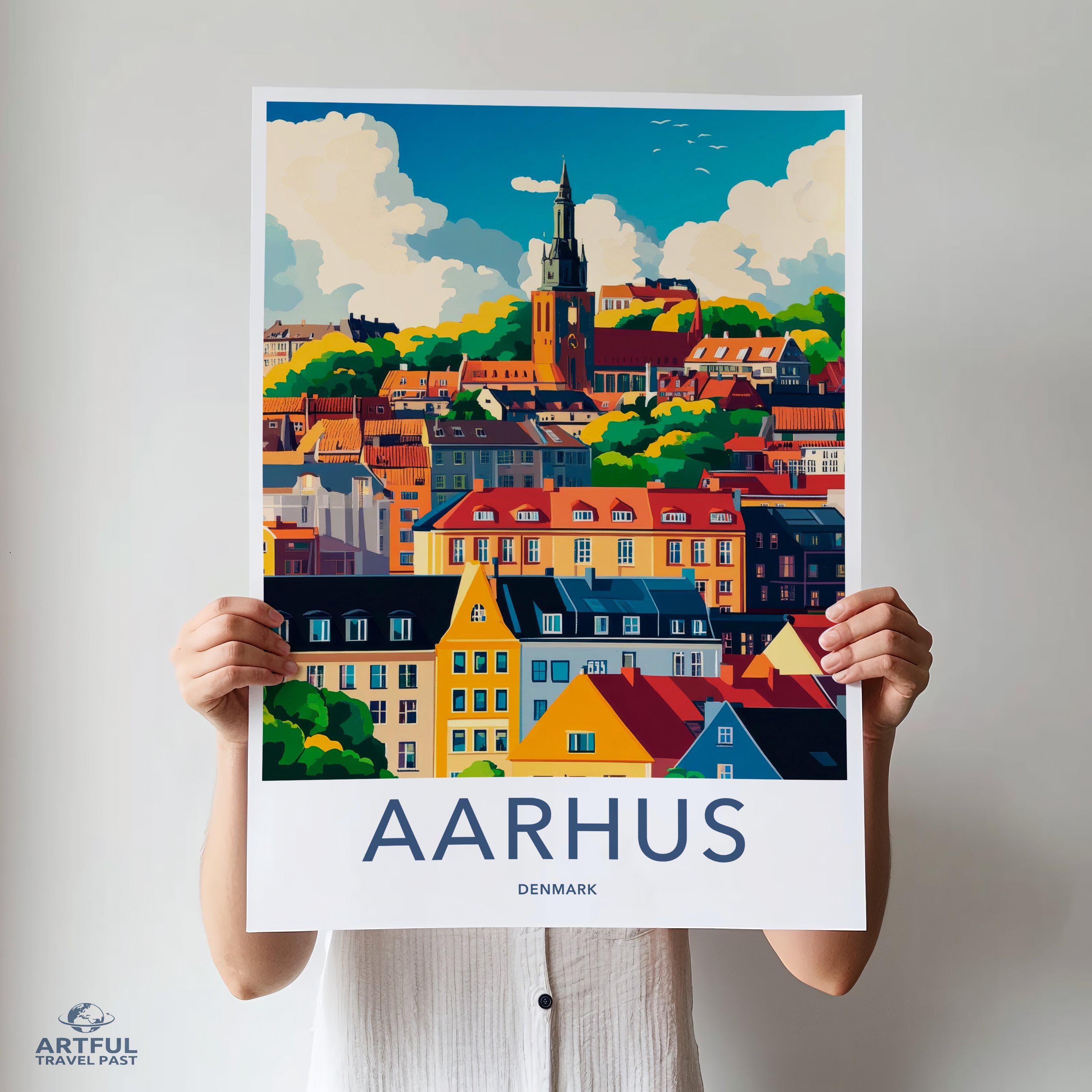 Aarhus Poster - Denmark Wall Art
