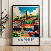 Aarhus Poster - Denmark Wall Art