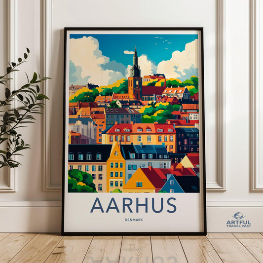 Aarhus Poster - Denmark Wall Art