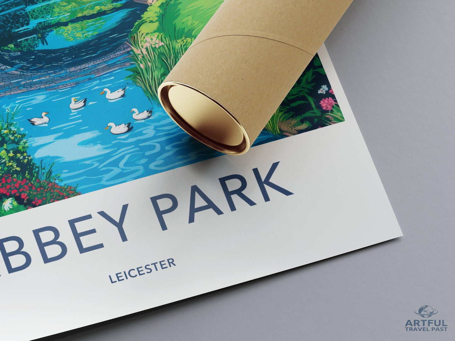 Abbey Park Leicester Poster