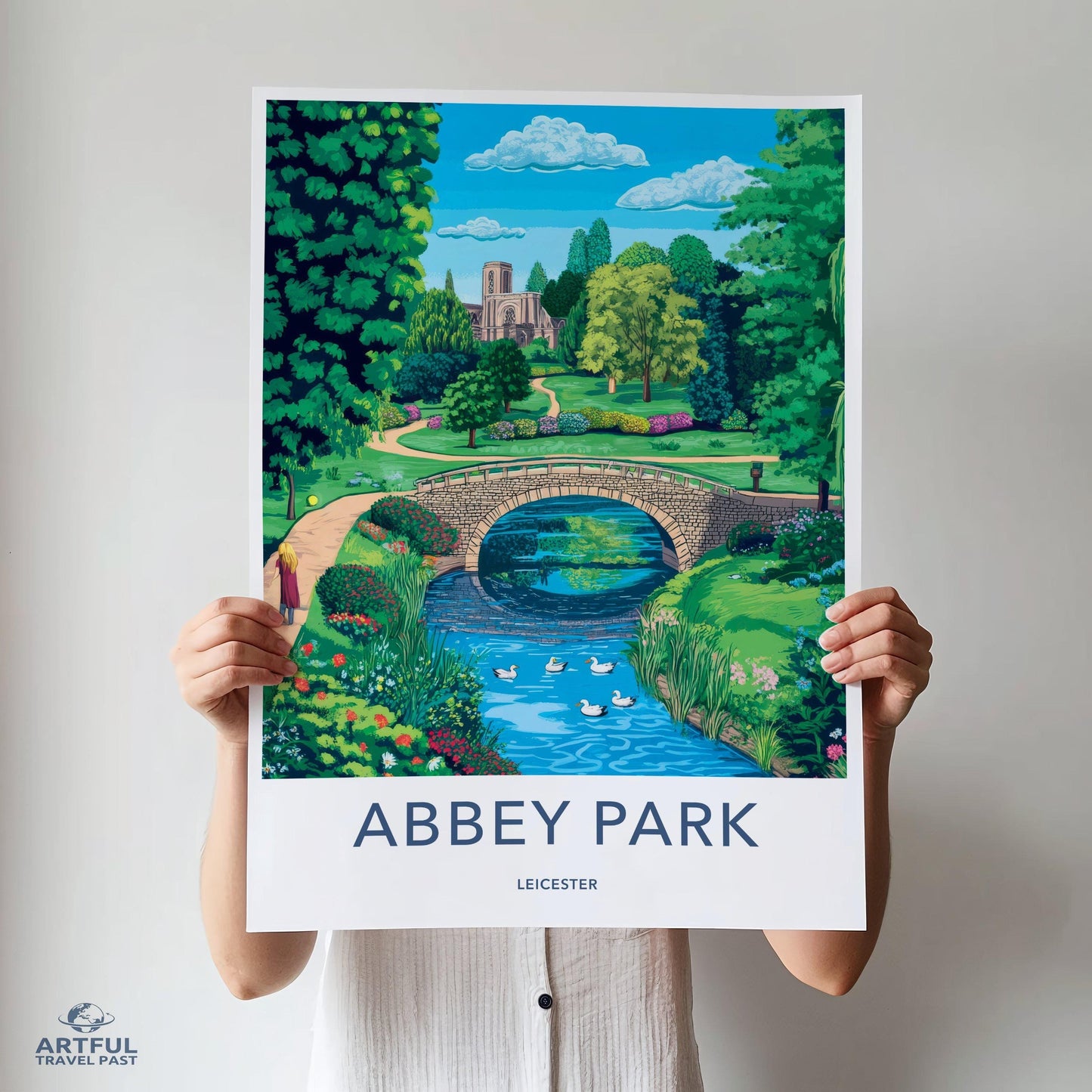 Abbey Park Leicester Poster