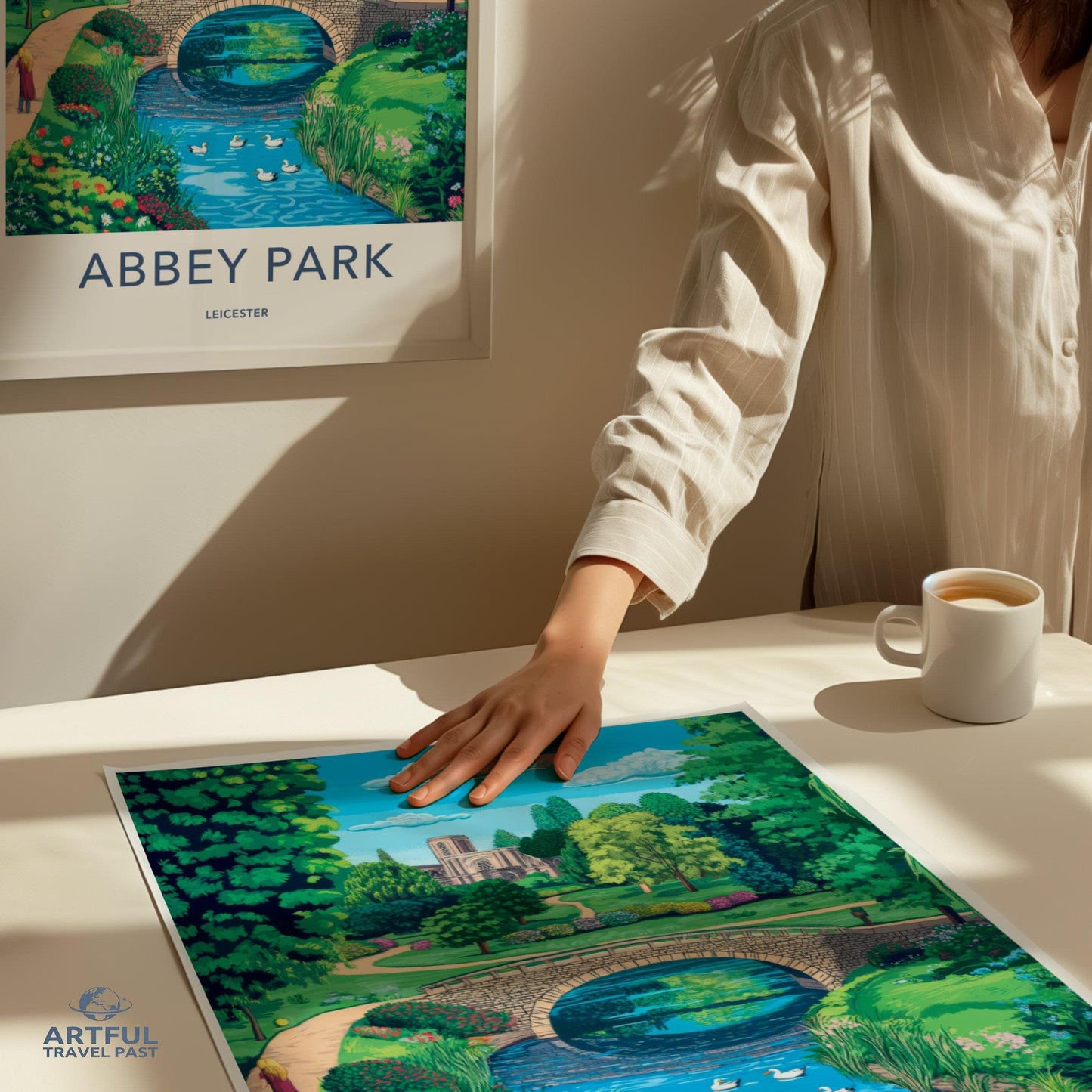 Abbey Park Leicester Poster