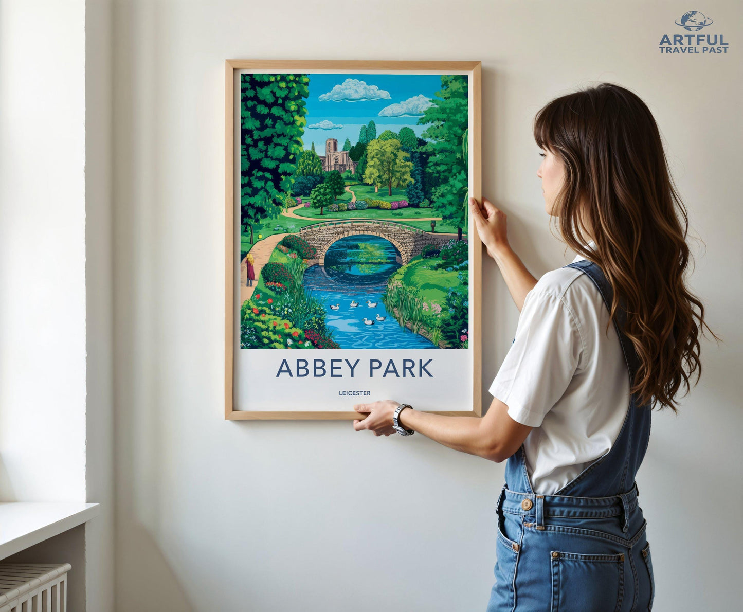 Abbey Park Leicester Poster