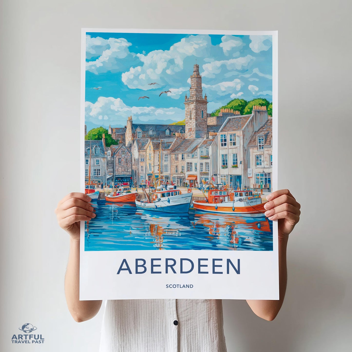 Aberdeen Poster - Scotland Wall Art