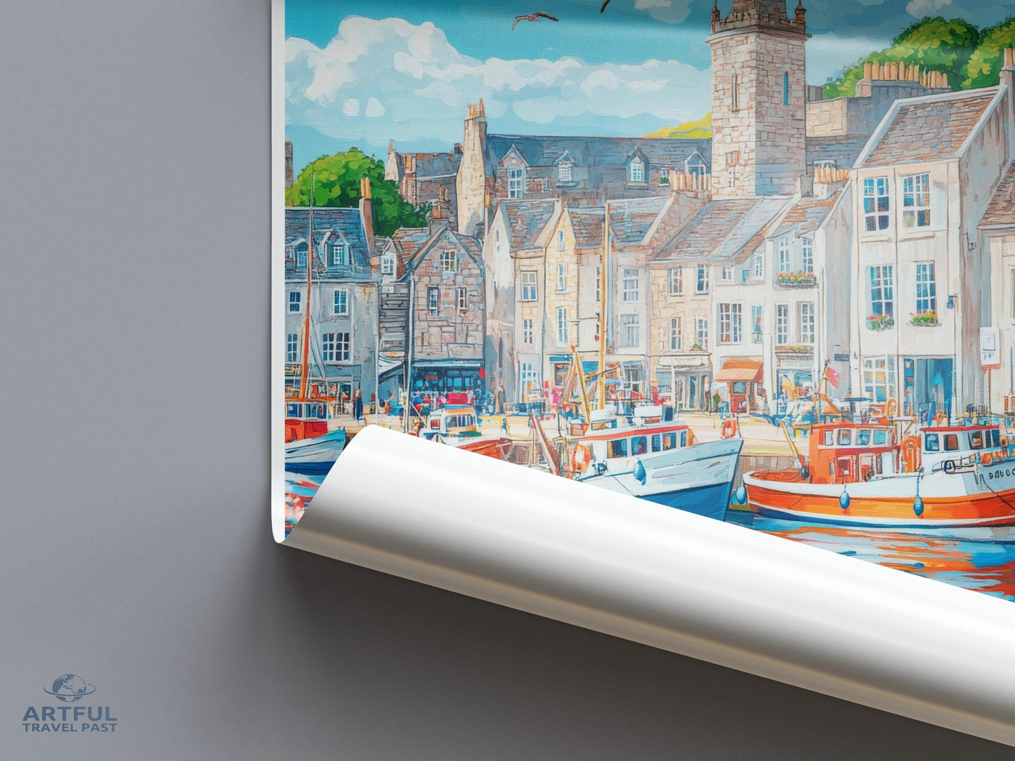 Aberdeen Poster - Scotland Wall Art