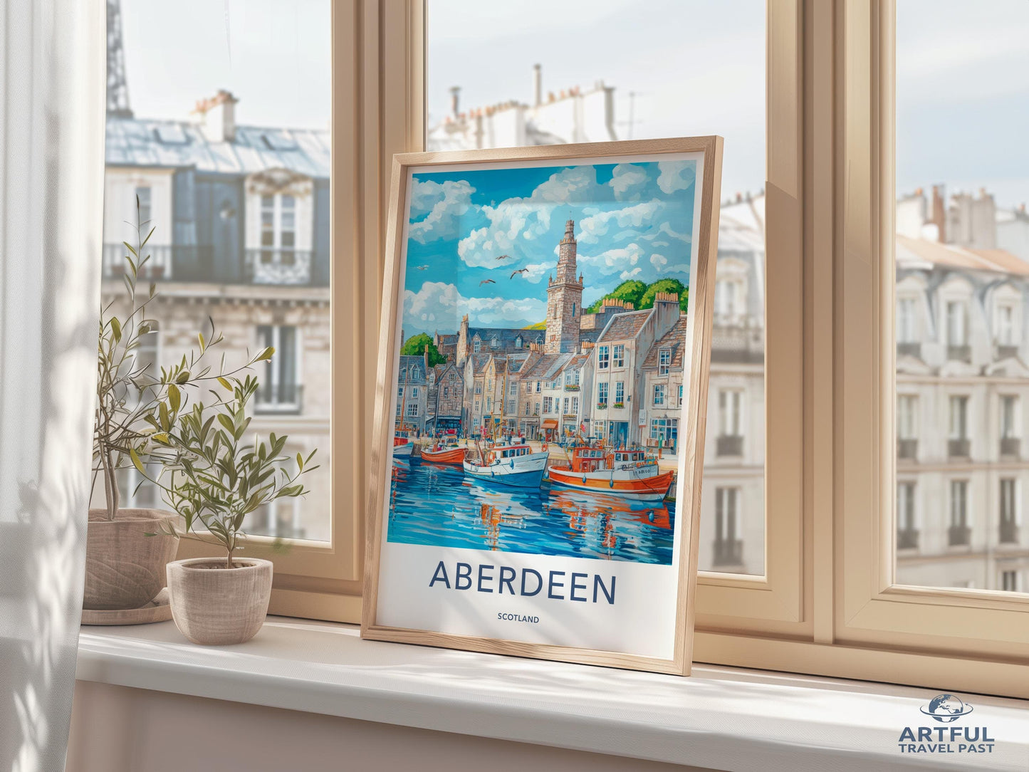 Aberdeen Poster - Scotland Wall Art