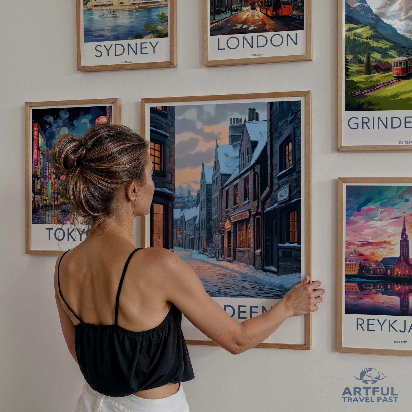 Aberdeen Poster - Scotland Wall Art
