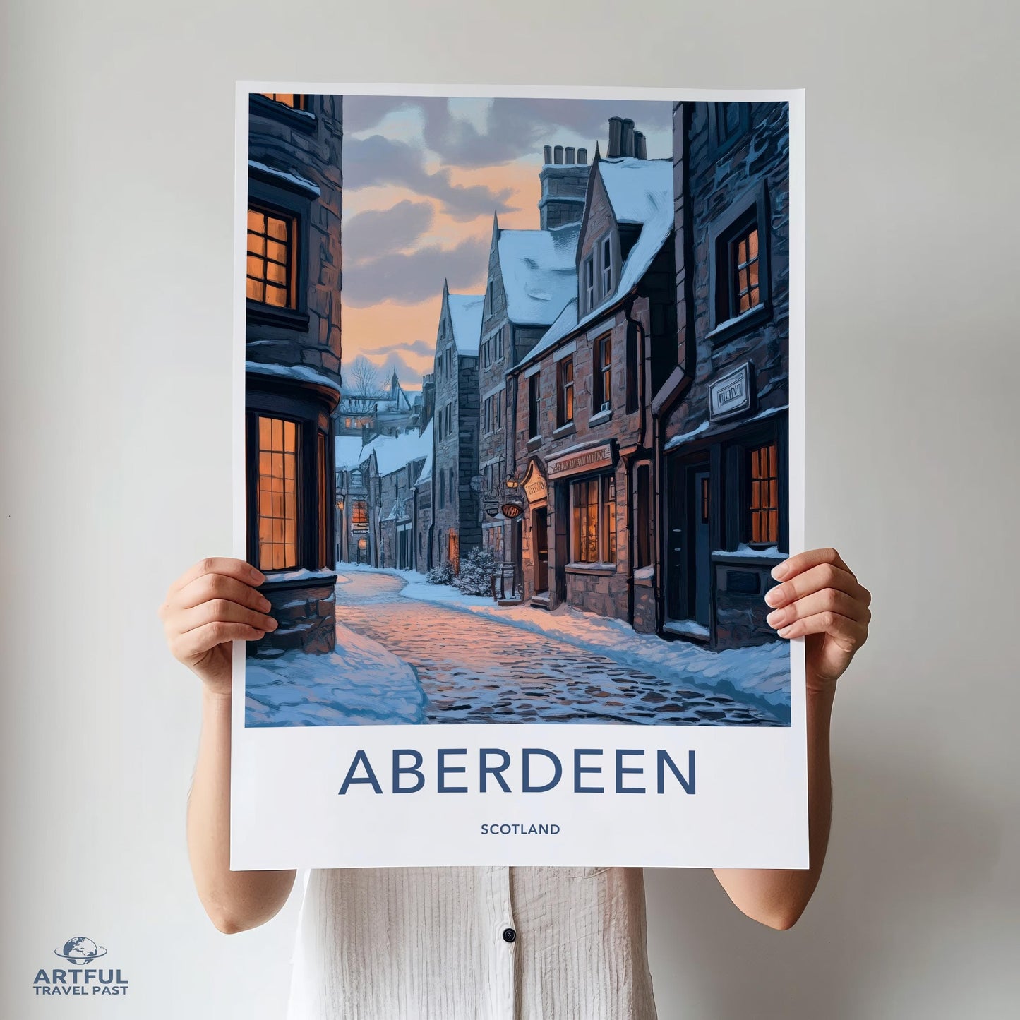 Aberdeen Poster - Scotland Wall Art
