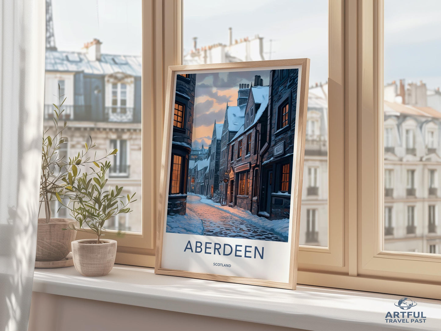 Aberdeen Poster - Scotland Wall Art
