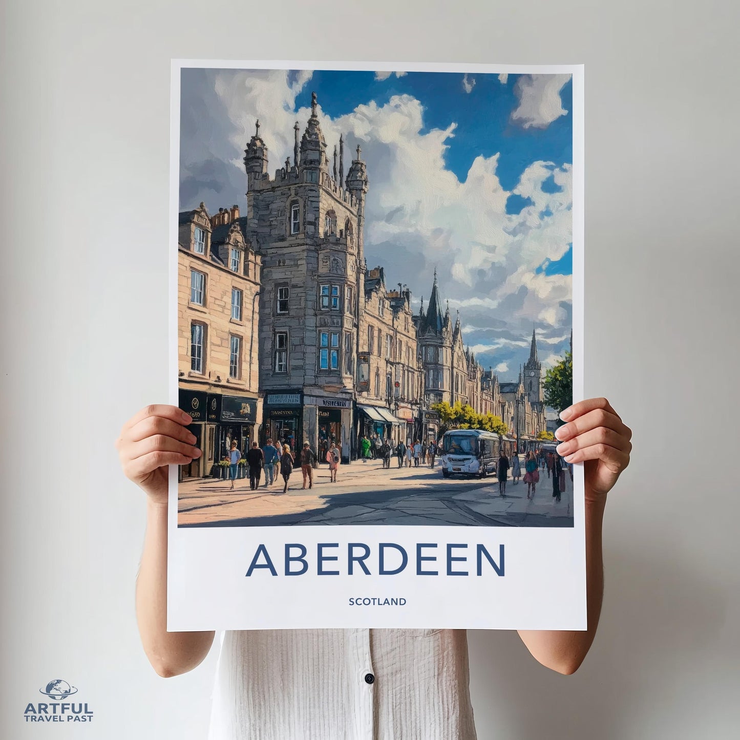 Aberdeen Poster - Scotland Wall Art