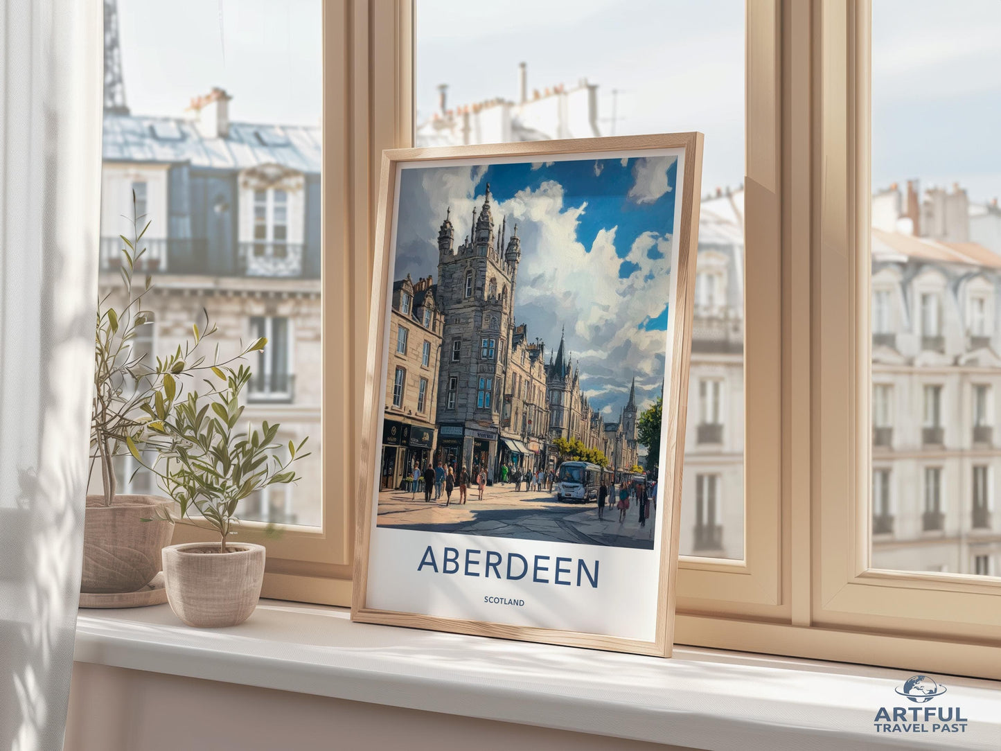 Aberdeen Poster - Scotland Wall Art