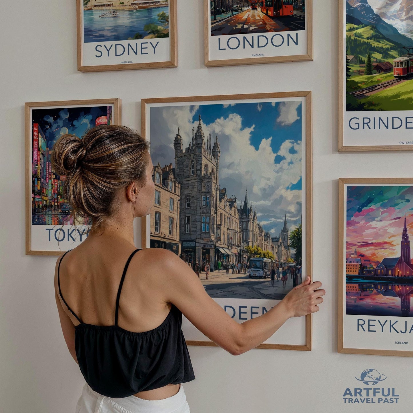 Aberdeen Poster - Scotland Wall Art
