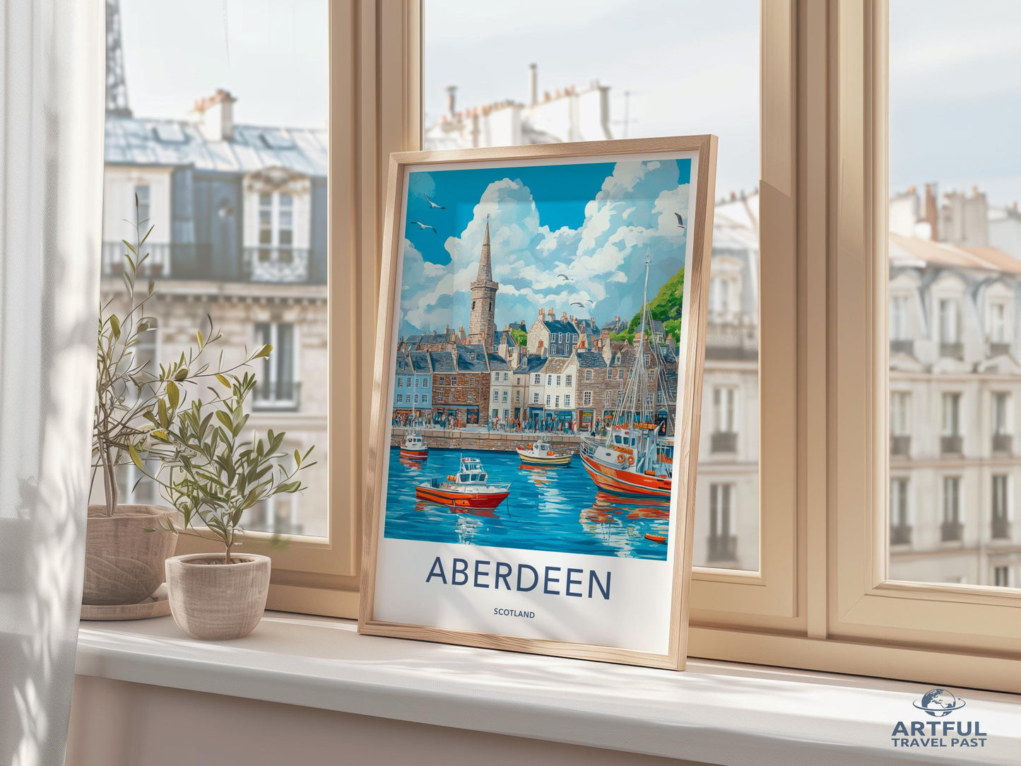 Aberdeen Poster - Scotland Wall Art