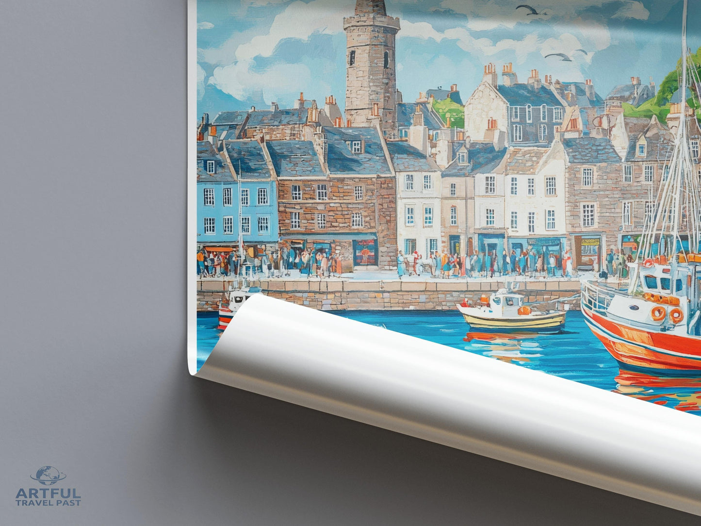Aberdeen Poster - Scotland Wall Art