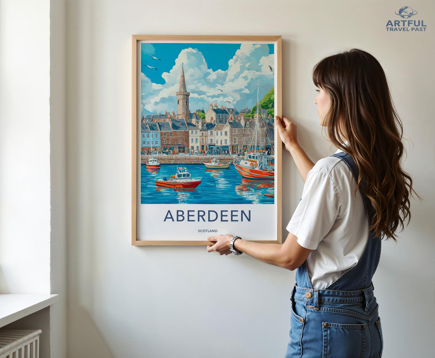 Aberdeen Poster - Scotland Wall Art