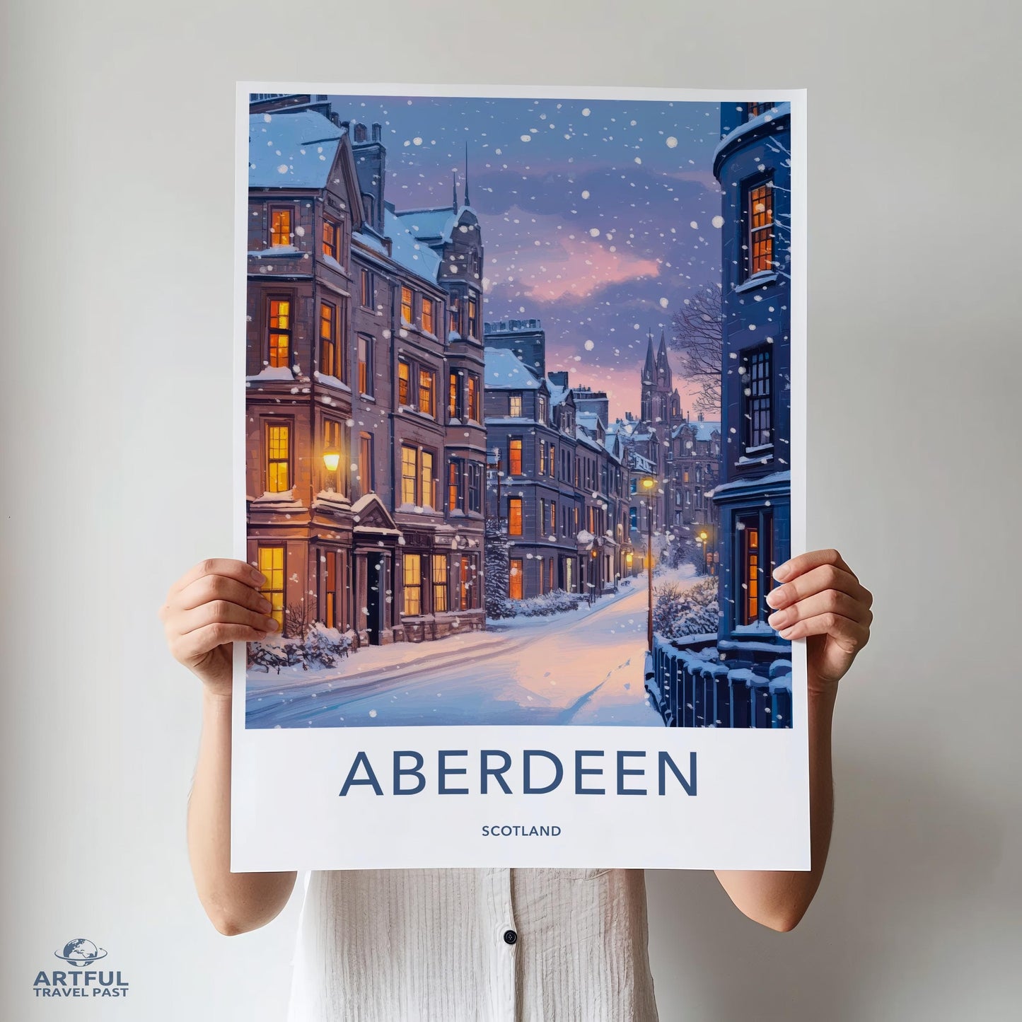 Aberdeen Poster - Scotland Wall Art