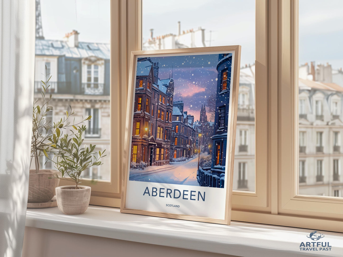 Aberdeen Poster - Scotland Wall Art