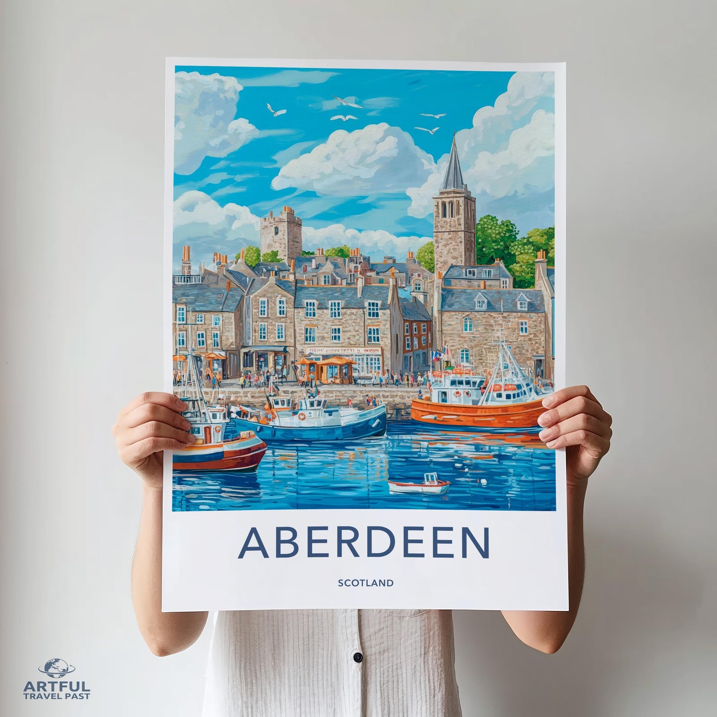 Aberdeen Poster - Scotland Wall Art