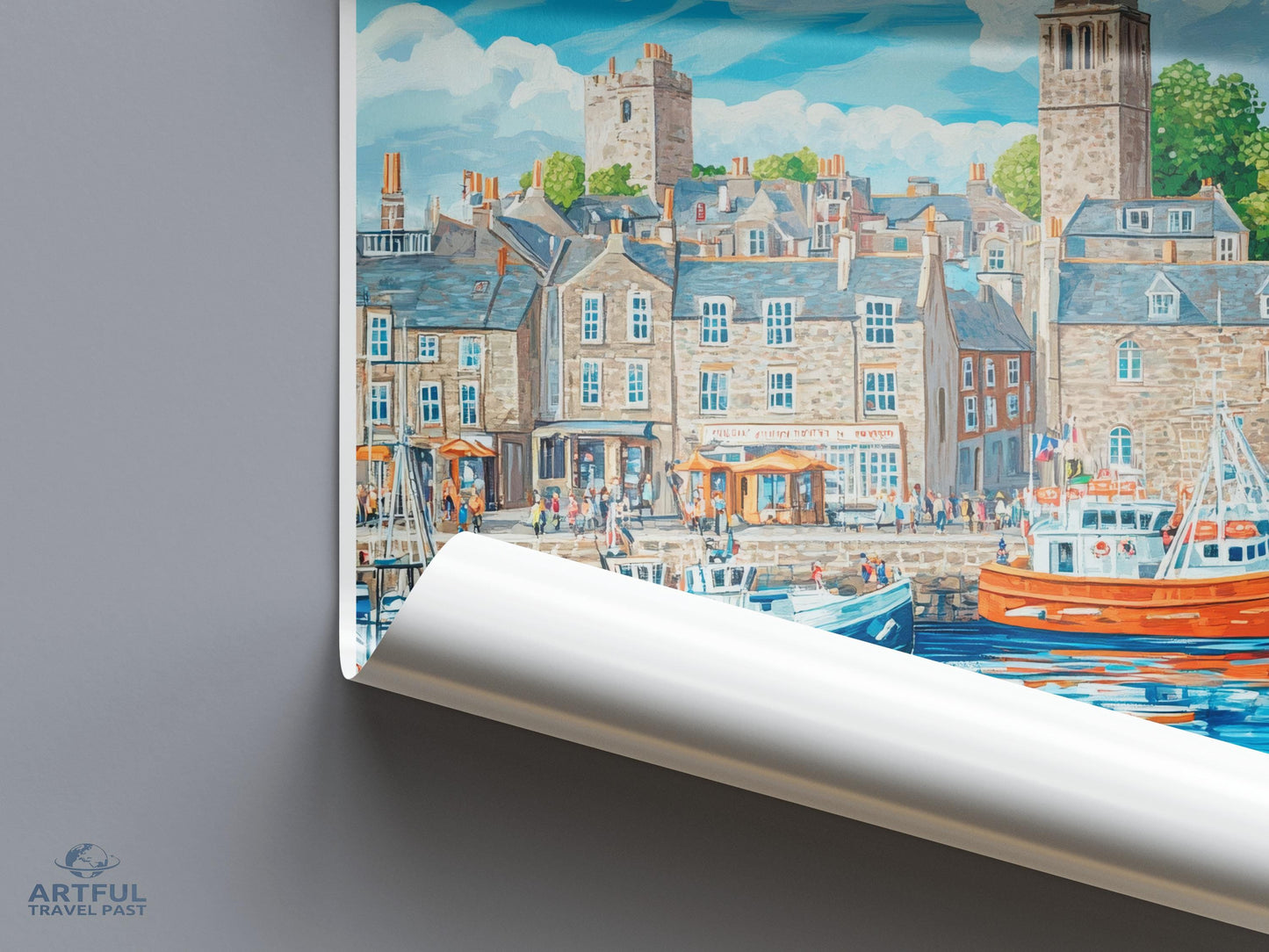 Aberdeen Poster - Scotland Wall Art