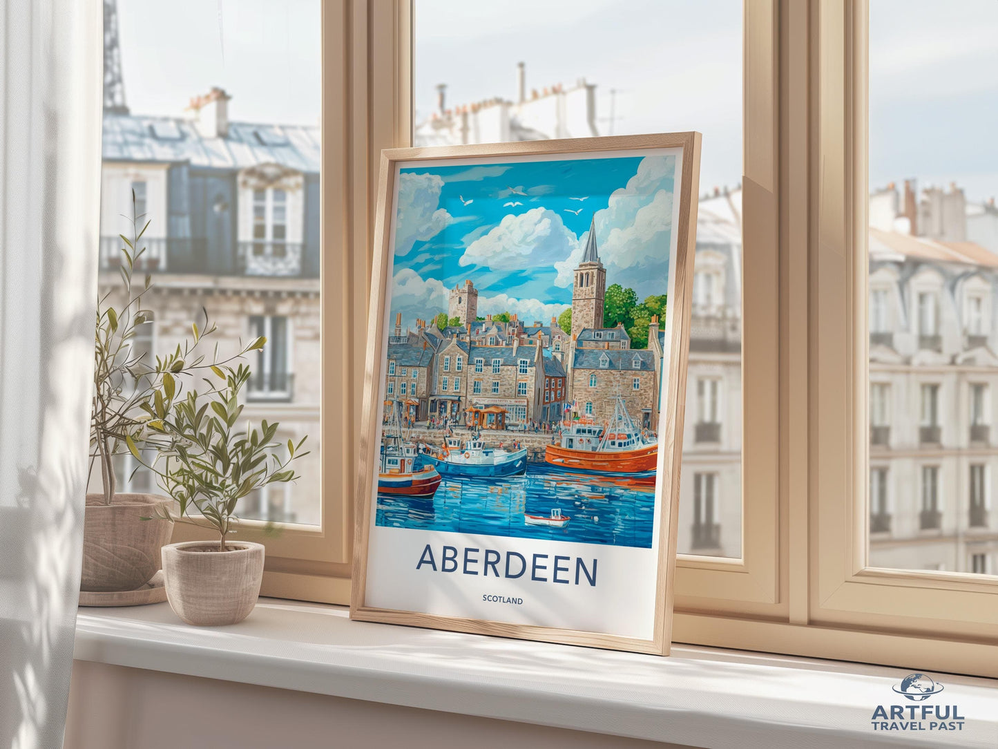 Aberdeen Poster - Scotland Wall Art