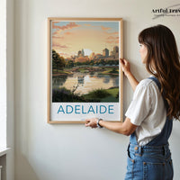 Adelaide Poster - Australia Wall Art