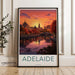 Adelaide Poster - Australia Wall Art