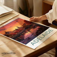 Adelaide Poster - Australia Wall Art